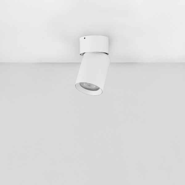 Bílé kovové bodové světlo Nova Luce Amecy 6 cm