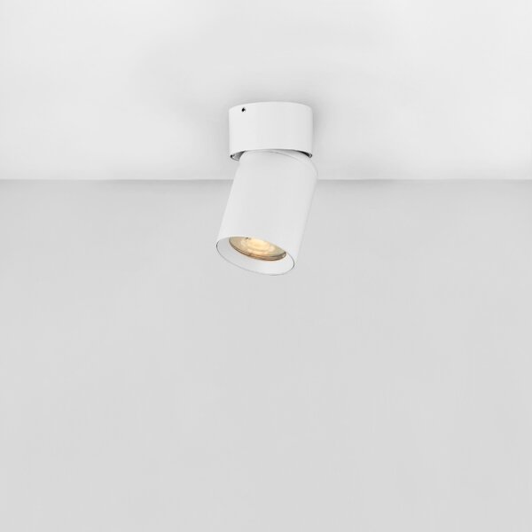 Bílé kovové bodové světlo Nova Luce Amecy 6 cm