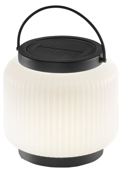FAN LED-ROBIN-NER Solární dobíjecí LED lampa Robin (černá), 1,2 W, 3000 K, stmívatelná, IP54 - FANEUROPE