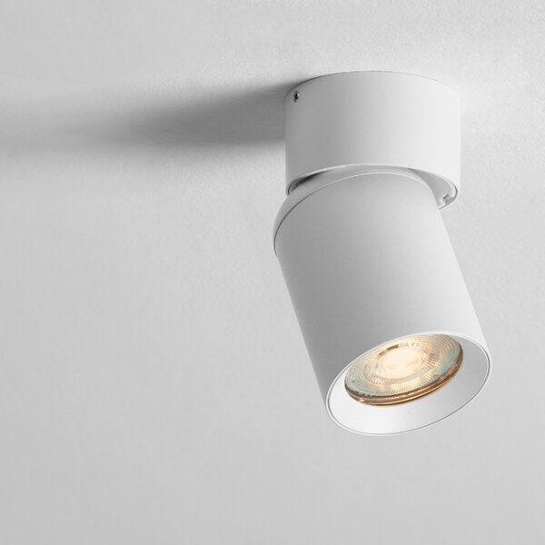 Bílé kovové bodové světlo Nova Luce Amecy 6 cm