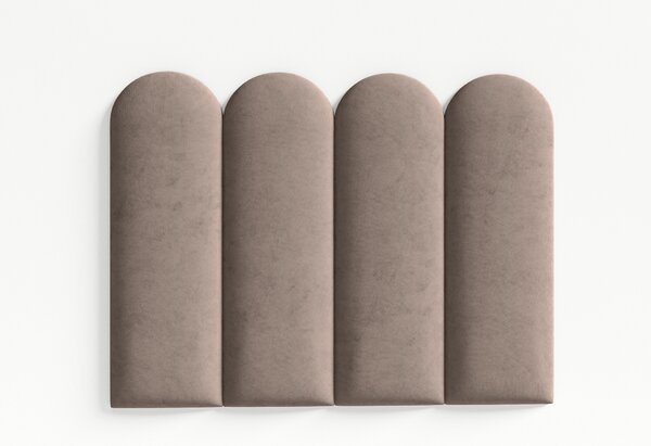 Čalouněný panel 60 x 20 cm - Tmavá béžová 2305