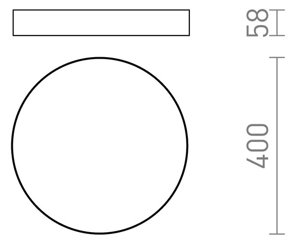 LARISA LED přisazené svítidlo, technická perleťová zlatá - RED - DESIGN RENDL