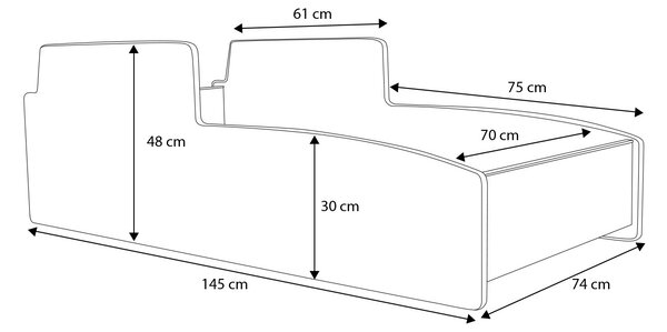 Dětská postel ve tvaru traktoru 70x140 cm CALNA - žlutá