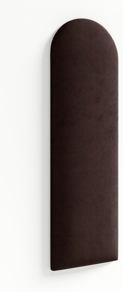 ETapik - Čalouněný panel 60 x 20 cm - Tmavá hnědá 2308