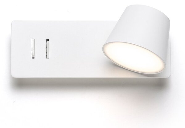 RED R14521 AMADEUS LED bodové světlo, k posteli bílá - RED - DESIGN RENDL