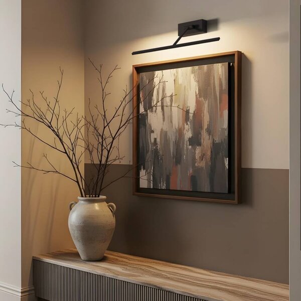 FRESCO LED nástěnná lampa, nad obraz černá - RED - DESIGN RENDL