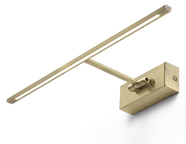 FRESCO LED nástěnná lampa, nad obraz staromosazná - RED - DESIGN RENDL