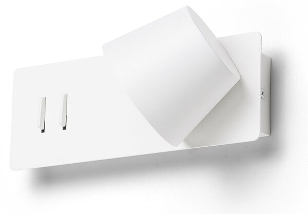RED R14521 AMADEUS LED bodové světlo, k posteli bílá - RED - DESIGN RENDL
