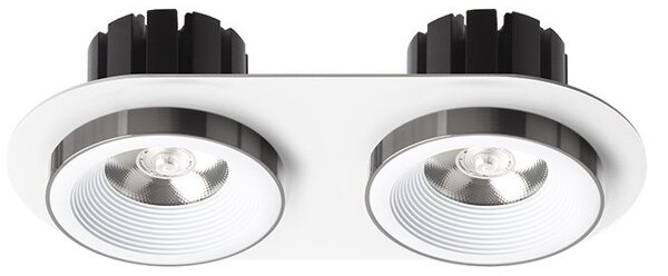SHARM LED vestavné světlo, sady bílá černý chrom - RED - DESIGN RENDL