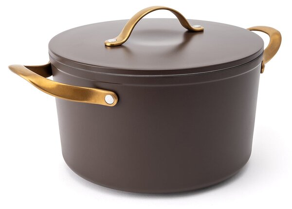 Elmich Nepřilnavý keramický hrnec Zen Ø 20 cm (3 l) - hnědo zlatá
