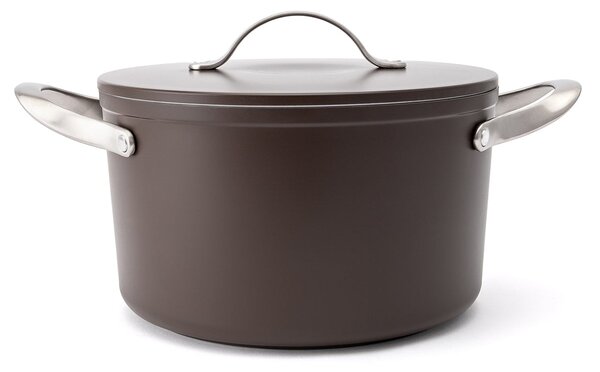 Elmich Nepřilnavý keramický hrnec Zen Ø 20 cm (3 l) - hnědá