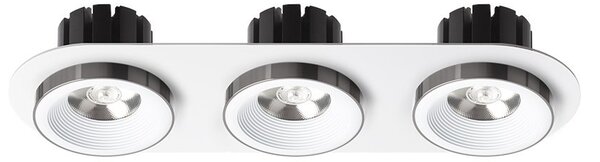 SHARM LED vestavné světlo, sady bílá černý chrom - RED - DESIGN RENDL