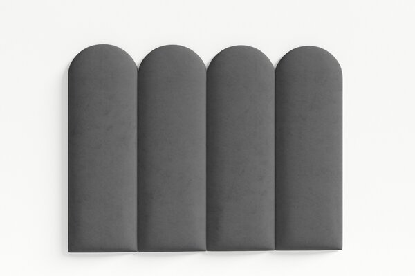 ETapik - Čalouněný panel 60 x 20 cm - Tmavá šedá 2315