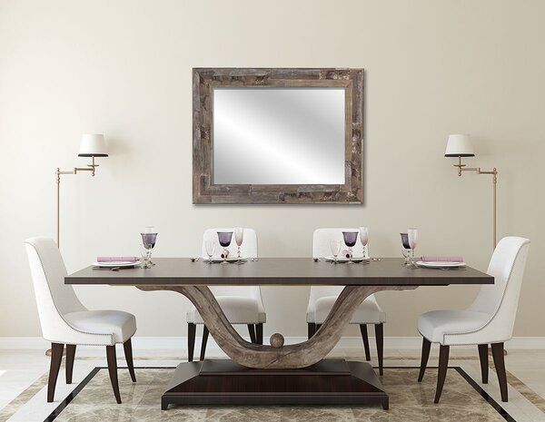Styler Jyvaskyla zrcadlo 60x86 cm obdélníkový dřevo LU-01217