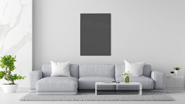 ALLboards COLOR TS100x80DARK Skleněná tabule 100 x 80 cm