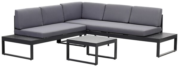 ZAHRADNÍ SEDACÍ SOUPRAVA kov, sklo, textil Ambia Garden, Online Only