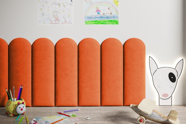 ETapik - Čalouněný panel 60 x 20 cm - Okrová 2325