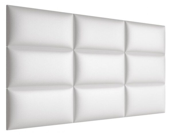 Čalouněný nástěnný panel 60x30 PAG - bílá eko kůže