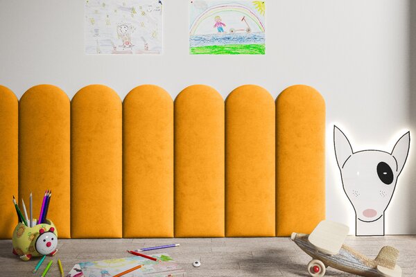 ETapik - Čalouněný panel 60 x 20 cm - Hořčicová 2326