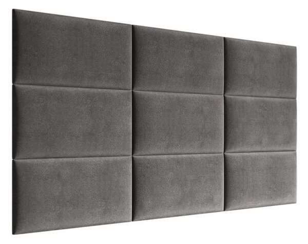 Čalouněný nástěnný panel 60x30 PAG - šedá