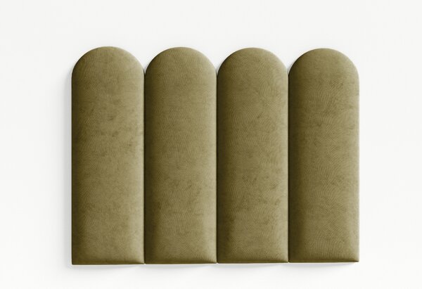 ETapik - Čalouněný panel 60 x 20 cm - Khaki zelená 2327