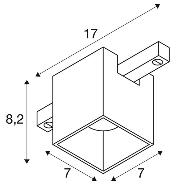 LA 1008980 FIX-IT! 48V, DALI, úhlový, standardní stopa, spot, 2000-3000 K, 7,4 W, 36°, bronzový / černý - BIG WHITE (SLV)