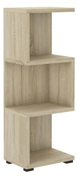 Designová knihovna MISHA 2 - dub sonoma