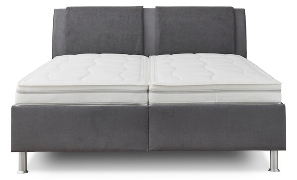 POSTEL BOXSPRING, 180/200 cm, šedá Beldomo - Sleep - Postele s úložným prostorem