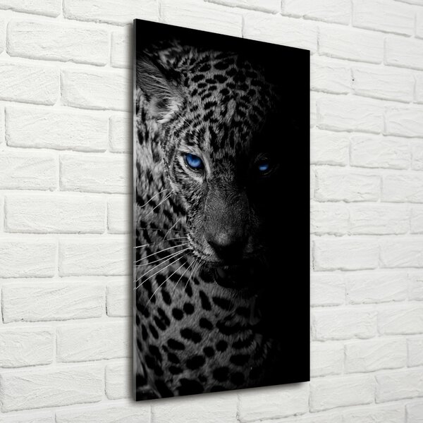 Vertikální Foto-obraz fotografie na skle Leopard osv-89549218