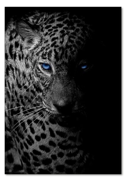 Vertikální Foto-obraz fotografie na skle Leopard osv-89549218