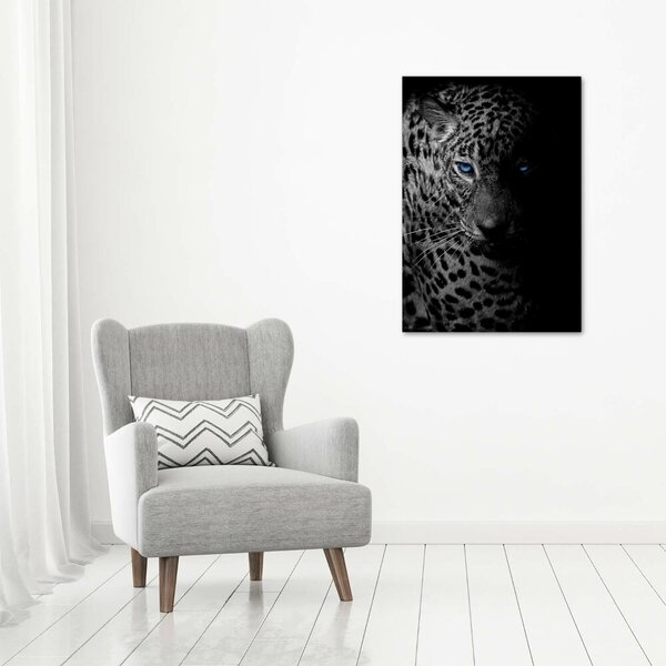Vertikální Moderní obraz canvas na rámu Leopard ocv-89549218