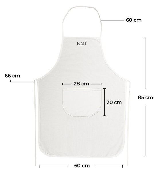 Kuchyňská zástěra Freshy EMI, šedá