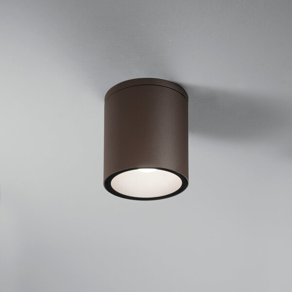 FAN I-CITIZEN-Q1-BRO Venkovní stropní svítidlo Citizen, corten, 1 x E27, IP54, 15 x 15 x 17 cm - FANEUROPE