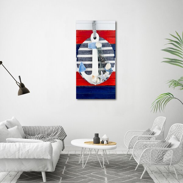 Vertikální Moderní obraz canvas na rámu Kotvice ocv-89871906