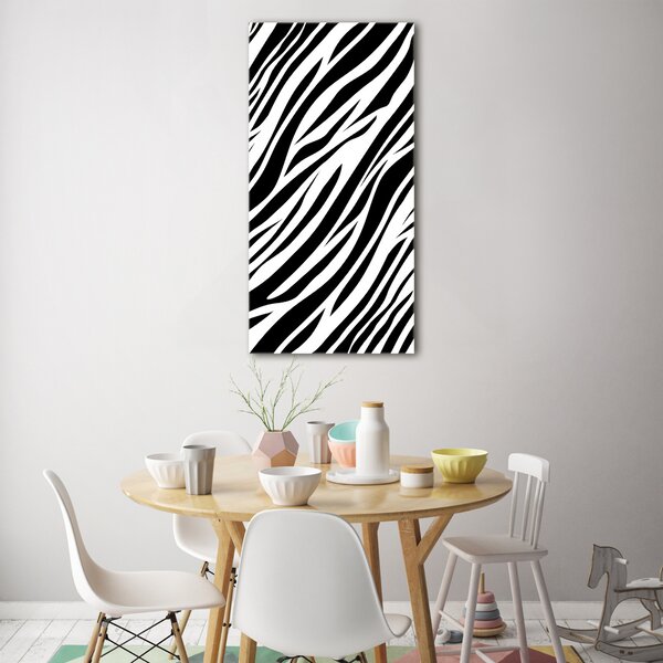 Vertikální Foto obraz sklo tvrzené Zebra pozadí osv-89914611