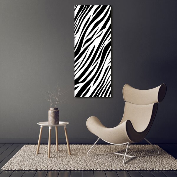 Vertikální Foto obraz sklo tvrzené Zebra pozadí osv-89914611