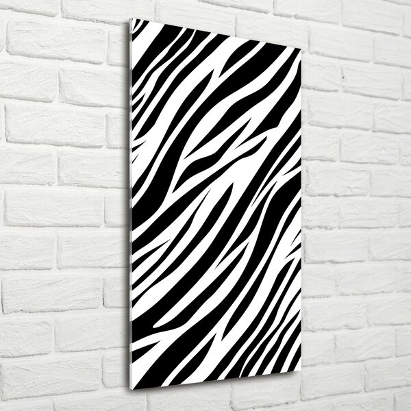 Vertikální Foto obraz sklo tvrzené Zebra pozadí osv-89914611