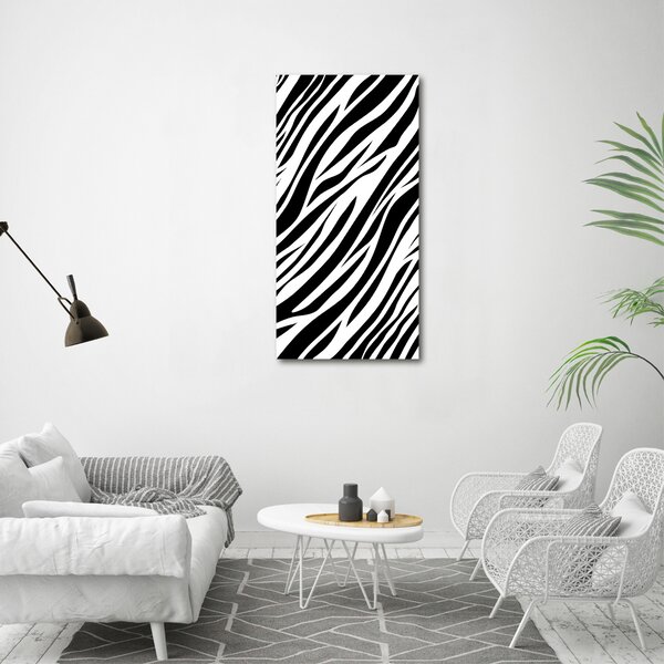 Vertikální Foto obraz sklo tvrzené Zebra pozadí osv-89914611