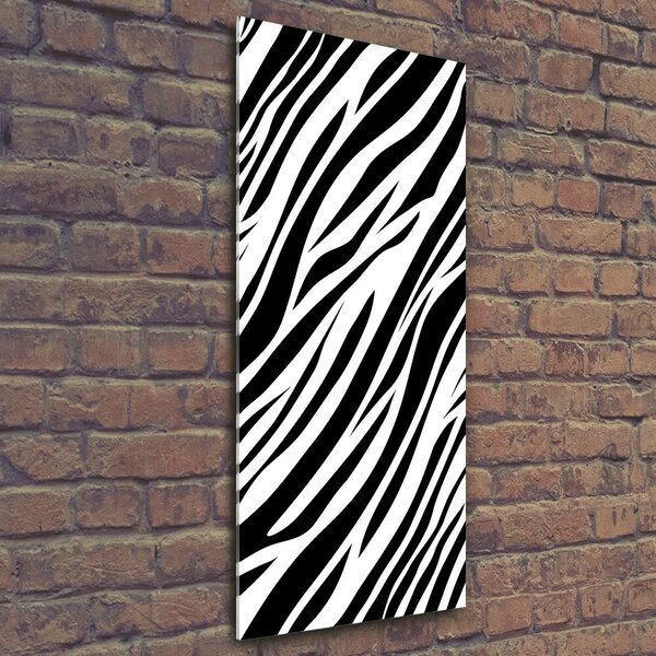 Vertikální Foto obraz sklo tvrzené Zebra pozadí osv-89914611