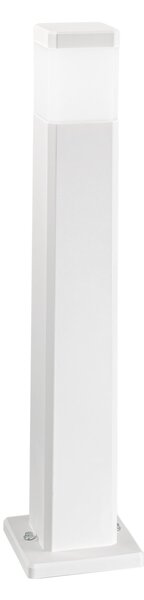 FAN I-FOCUS-Q-P-BCO Sloupkové svítidlo Paletto, hranaté, polykarbonátové, bílé, 1 x GU10, 17.5 x 17.5 x 77.5 cm - FANEUROPE