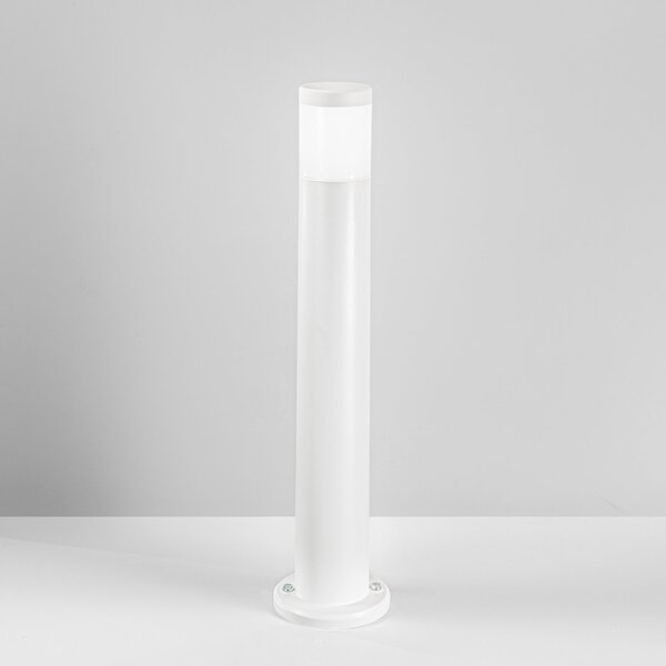 FAN I-FOCUS-R-P-BCO Sloupkové svítidlo Paletto, kruhové, polykarbonátové, bílé, 1 x GU10, 17.5 x 17.5 x 77.5 cm - FANEUROPE
