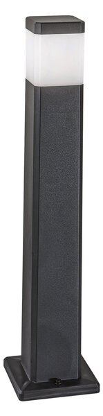 FAN I-FOCUS-Q-P-NER Sloupkové svítidlo Paletto, hranaté, polykarbonátové, černé, 1 x GU10, 17.5 x 17.5 x 77.5 cm - FANEUROPE