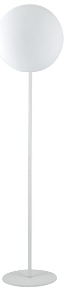 FAN I-GECO-SFERA-PT30 Venkovní stojací lampa Geco, bílá, 1 x E27, IP65, 30 x 150 cm, kabel 250 cm - FANEUROPE