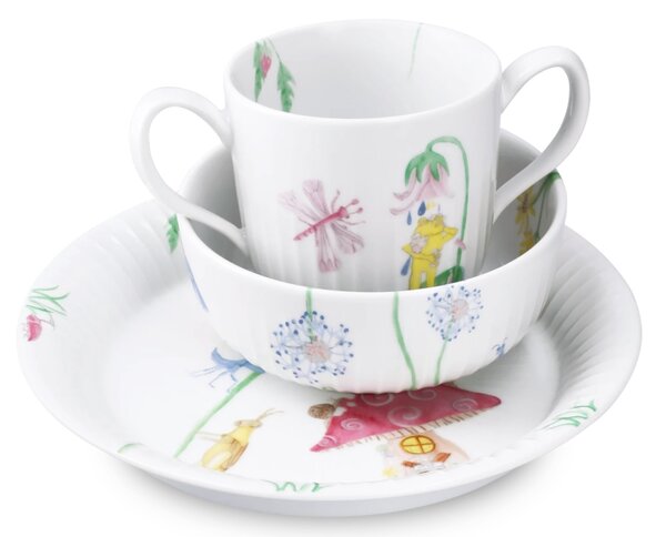 Kähler Design Dětská jídelní sada Hammershøi Kids - 3 ks KD593