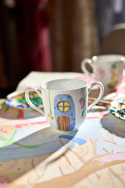 Kähler Design Dětská jídelní sada Hammershøi Kids - 3 ks KD593