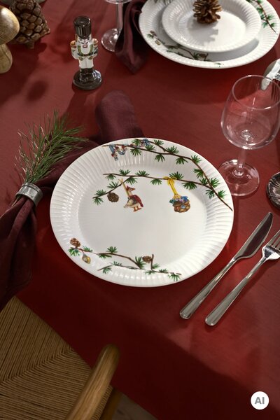 Kähler Design Servírovací talíř Hammershøi Christmas 2026 - 27 cm KD586