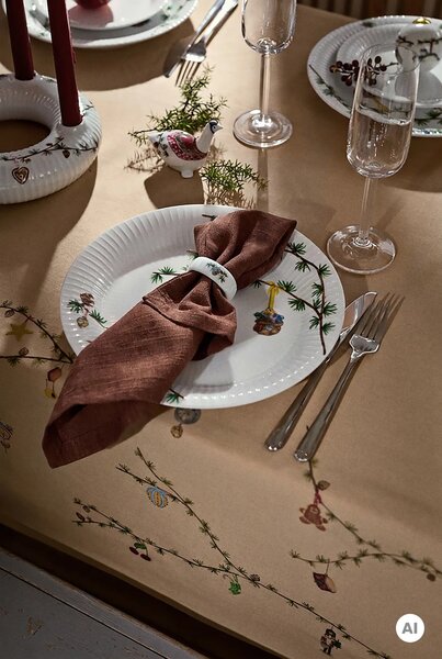 Kähler Design Servírovací talíř Hammershøi Christmas 2026 - 27 cm KD586