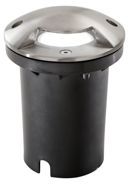 FAN I-HUMMER-R1 Pojízdné svítidlo Faro Carrabile Hummer Inox, stříbrné, 1 x GU10, 10,5 x 10,5 x 14,4 cm, IP67 - FANEUROPE