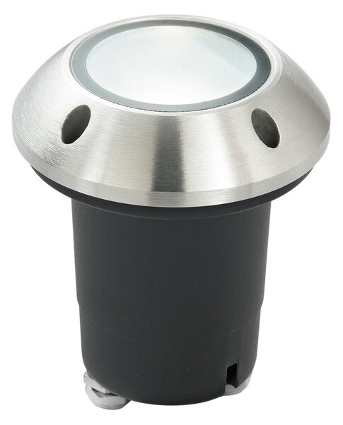 FAN I-HUMMER-UP Pojízdné svítidlo Faro Carrabile Hummer Inox, stříbrné, 1 x GU10, 10,5 x 10,5 x 14,4 cm, IP67 - FANEUROPE