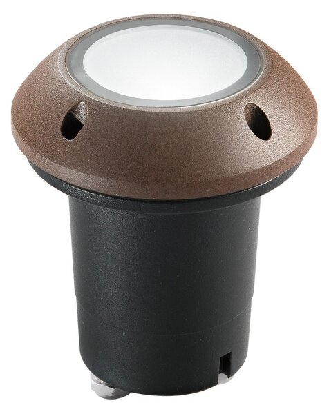FAN I-HUMMER-UP-BRO Pojízdné svítidlo Faro Carrabile Hummer Inox, bronzové, 1 x GU10, 10,5 x 10,5 x 14,4 cm, IP67 - FANEUROPE